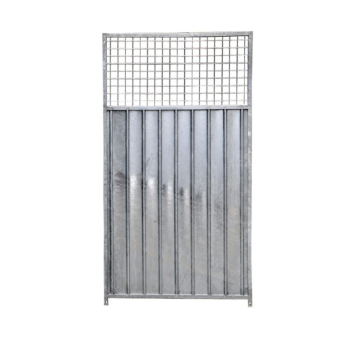 Panneau chenil tolé - treillis - 1m sans porte