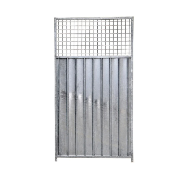 Panneau chenil tolé - treillis - 1m sans porte
