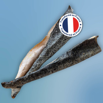 Peau de saumon avec chair - 100g