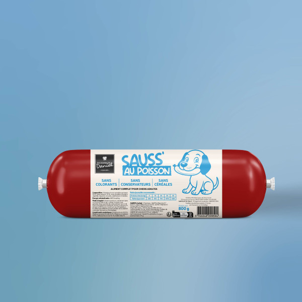 Saucisson au poisson - 800g