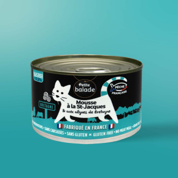 Mousse à la St Jacques 200g - Humide "Petite balade"