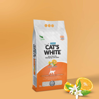 Litière orange 5L - Cat's white