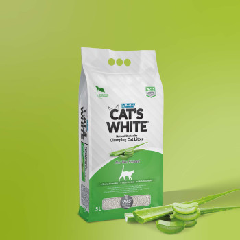 Litière aloe vera 5L - Cat's white
