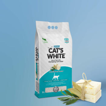 Litière savon de marseille 5L - Cat's white